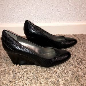 Bandalino Wedge, black, size 10